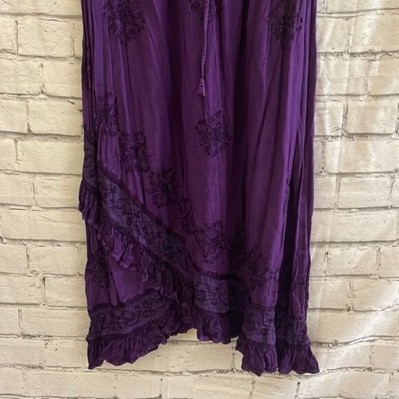 Women’s Holy Clothing purple boho skirt 2X/3X - Picture 2 of 4